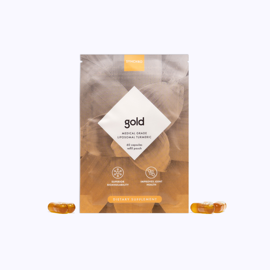 Gold | Medical Grade Liposomal Turmeric (Biodegradable Refill Pouch)